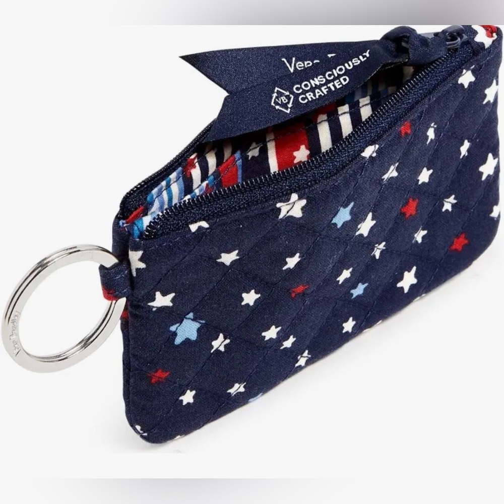 Vera Bradley Zip ID Case in Summer Stars Print - Picture 5 of 7